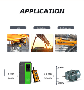 Bảo mật cao cẩu điện chuyển đổi tần số VFD 37Kw 55Kw 380V 60Hz 50Hz biến tốc độ ổ đĩa cho cần cẩu giải pháp - Product Image 5