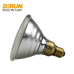 Động vật sưởi ấm sử dụng CE ROHS 75W 100W 150W Dimmable Halogen bóng đèn PAR38 gia cầm Nhiệt Đèn hồng ngoại, HAL-PAR38