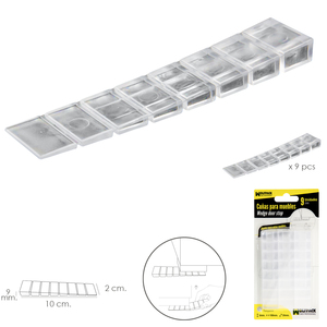 Gambe Regolabili/Trasformabili Trasparenti per Culla (Confezione Blister da 9 Pezzi) - Product Image 2