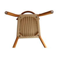 Chaise de salle à manger moderne en bois massif, mobilier de maison contemporain, chaises en bois massif, chaises en corne de vache