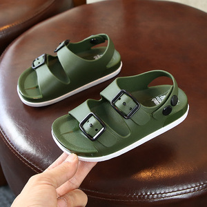 Nouvelles Sandales d'Été pour Enfants Vente en Gros Sandales Garçon <span class=keywords><strong>Pas</strong></span> Chères Chaussures d'Extérieur pour Tout-Petits Semelle en Caoutchouc Souple Antidérapante Chaussures de Plage - Product Image 4