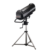 Haute puissance LED 1200W RGBW DMX suivre le projecteur pour les applications d'église et de concert