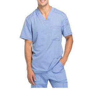Haut de blouse médicale décontracté unisexe, nouveau design, tissu tissé, uniformes d'hôpital, ensembles de blouses XL, modèle OEM, détection d'aiguilles - Product Image 5