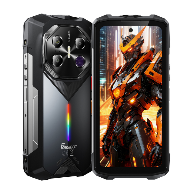 Fossibot Rugged Phone F113 5G Smartphone with Customized Button 6.78" IPS Screen 12GB+256GB 20000mAh Battery Beauty Camera
