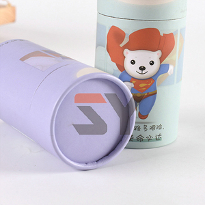 Papier cylindrique portable résistant à la pression à impression personnalisée écologique pour petits jouets stylos Notes autocollantes Puzzles <span class=keywords><strong>Tube</strong></span> en papier - Product Image 4