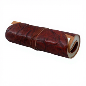 Bloc de Notas de Cuero Genuino de Primera Calidad, Tamaño B5, Estilo Vintage, con Doble Correa y Detalle de Piedra, Diseño Personalizable, para Escribir y Tomar Notas, Ideal para Regalo - Product Image 1