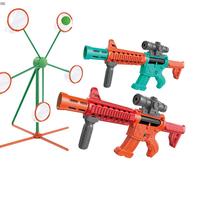 Jouer amusant cible tir pistolet jeu rotatif moulin à vent cible longue portée ensemble Anti-coup coquille balle molle pistolet jouet