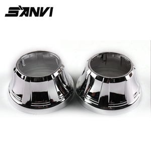 SANVI Prix d'usine Cache-phare argenté compatible avec les lentilles de projecteur HID/LED Accessoires de voiture Rénovation de phares - Product Image 5