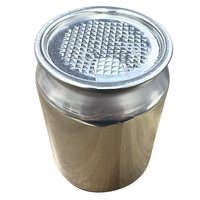 250ml 330ml 500ml Bouteille monobloc Stubby Standard Sleek Slim en aluminium avec couvercle #202 pour boissons boissons