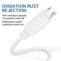 Câble de données USB Type-C à charge rapide Android, câble de charge Micro USB pour téléphone portable, imprimante, appareil photo, écouteurs