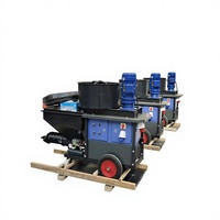 Pulvérisateur de mortier électrique et diesel 220/380V avec pompe pour pulvérisation murale en construction 8-12HP