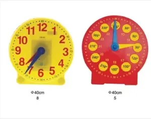 Relógio de matemática ensino da escola modelo 40cm