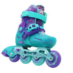 Patins à roulettes avec coque de chaussure translucide en gelée, entièrement en cuir, couleur pleine, 26500, résistance aux chocs et tolérance au froid - Product Image 1