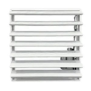 Aluminum alloy acrylic blades adjustable Angle light transmission exterior wall rainproof modern shutters electric