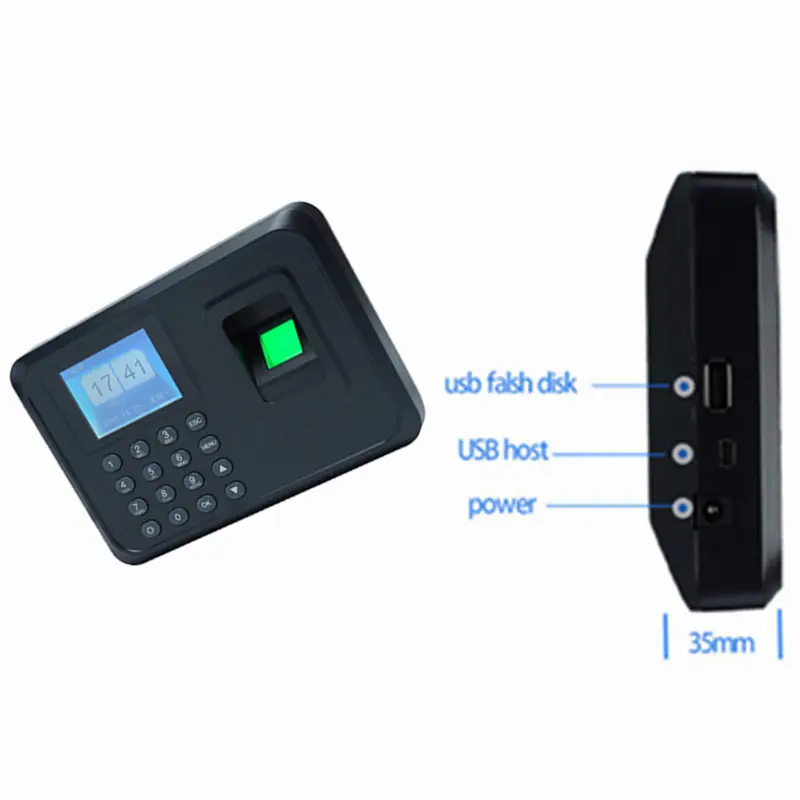 Дешевые работника биометрическая дактилоскопическая система учета рабочего времени сканер USB загружать данные и удобство в использовании