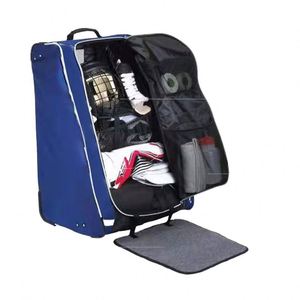 Sac de hockey sur glace personnalisé grande capacité BSCI, sac de sport pour équipement de hockey, sac de joueur de hockey sur glace avec roulettes - Product Image 5
