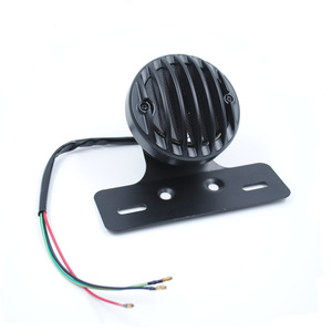 Motorcycle LED Tail <b>Light</b> with Bracket Motorcycle Tail <b>Lights</b> Metal Grille Tail <b>Light</b> Suitable for Harley - Product Image 5