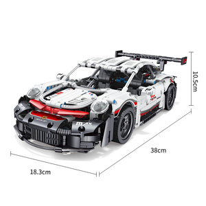Set di Costruzioni MOC Auto Sportiva 911 Telecomandata, 1100 Pezzi, Giocattolo per Bambini - Product Image 6