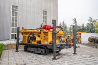 Fabricant chinois de machines de forage de puits d'eau portables, plateformes de forage géothermique DTH de 1000 m à vendre, moteur diesel Yuchai