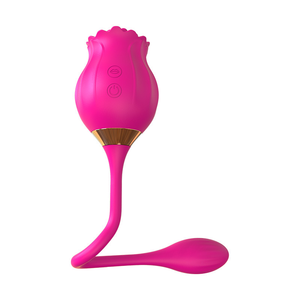 Vibrateur rose pour femmes, stimulateur clitoridien et du point G avec <span class=keywords><strong>queue</strong></span> flexible, jouet sexuel pour adultes, <span class=keywords><strong>suceur</strong></span> rose pour l'orgasme - Product Image 2