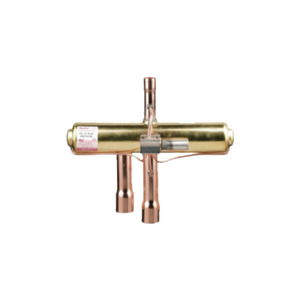 Vanne de dégivrage à trois voies Dsf en cuivre, connexion pneumatique par soudage pour systèmes de réfrigération à l'ammoniac - Product Image 1