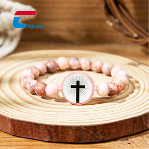 <b>Hot</b> Sale Natural <b>Stones</b> 8mm Gorgeous Semi-Precious Gemstones Healing Crystal Stretch Unisex Seed NFC Bead Bracelets - Product Image 6