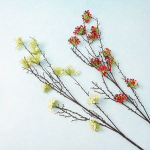 Bouquet de fleurs artificielles en branches séchées de saule des neiges, style artistique chinois, pour mariages, salons et vitrines – élégant - Product Image 4