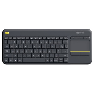 Clavier intelligent Android K400plus pour téléviseur, ordinateur portable, tactile, sans fil, noir, K400 Plus, K400 Plus - Product Image 1