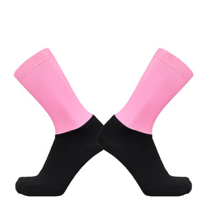 Chaussettes Aero d'été en silicone antidérapantes <span class=keywords><strong>Whiteline</strong></span> Cycling Bicycle Sport Running Bike Socks Calcetines Ciclismo - Product Image 3