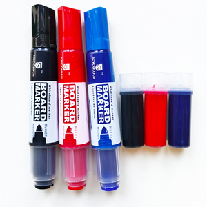 Marcadores de <span class=keywords><strong>Pizarra</strong></span> <span class=keywords><strong>Blanca</strong></span> Borrables Recargables y Reutilizables Jumbo de 6 mm, 4 Colores - Product Image 2