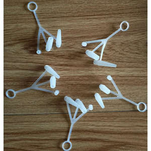 Ballons gonflables en plastique à trois voies avec aiguille, pour natation, oreillers gonflables, ballons de basket, ballons de football, ballons de volley, blanc et bleu, à partir de 14 ans - Product Image 3