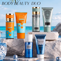 V.V.LOVE Ensemble cadeau Lotion corporelle arabe 75ML + Brume parfumée Eau de Toilette 100ML Notes boisées aromatiques d'agrumes