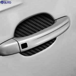 Accessoires de <span class=keywords><strong>logo</strong></span>/emblème de porte de <span class=keywords><strong>voiture</strong></span> en fibre de carbone GUTO de haute qualité, <span class=keywords><strong>vente</strong></span> directe d'usine, style professionnel, modèle transparent à usage unique - Product Image 2