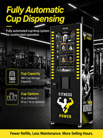 Distributeur automatique de protéines TCN pour les salles de sport, les centres de remise en forme et les clubs sportifs, distributeur automatique de boissons protéinées en poudre avec service en libre-service