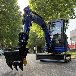 LIVRAISON GRATUITE Mini-excavatrice à moteur 3,5 tonnes 1,2T 2,5T Excavatrices Bagger Digger Pelle de ferme Excavadora Prix bas Plusieurs produits - Product Image 3