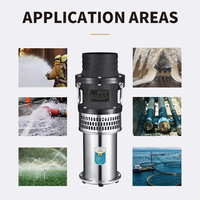 Pompe submersible triphasée en acier inoxydable Qy, moteur 100 % cuivre, grand débit, pour eaux usées agricoles