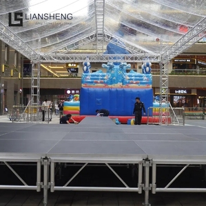 Ngoài Trời Nâng Vuông Giàn Hệ Thống Hợp Kim Nhôm Mái Giai Đoạn Giàn Hệ Thống Cho Lễ Hội Lớn - Product Image 3