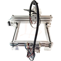 Mini DIY 2017 2500mw Laser ungu biru Printer menandai mesin ukiran untuk membuat batu piring keramik perhiasan