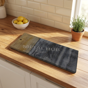 Slate Chopping Board Rectangle 1.5 Cm Thickness Anti Slip Kitchen Cutting Block Single Piece Package - Product Image 4