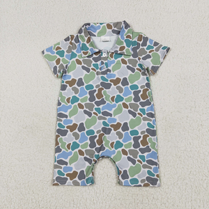 Nuevo Mono de Camuflaje para Bebé Niño, Estilo Polo, Boutique Infantil, Mono de Caza Occidental de Una Pieza - Product Image 6