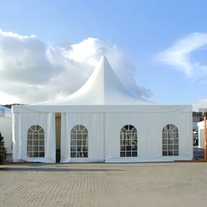 Foerstine Customized Wedding <strong>Tent</strong> Party <strong>Tent</strong> Luxury Family Steeple Marquee Glamping Iron Frame Event Party Folding Pagoda <strong>Tent</strong> - Product Image 2