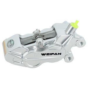 Pinza de freno delantera fija de aluminio Weifan para motocicleta, para mejora y adaptación de motos de calle - Product Image 1