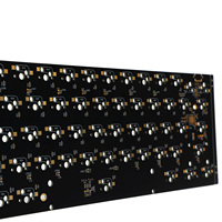 60 l 60% 65% desain kustom Layanan DIY keyboard pcb60 hot swap pcb yang dapat diganti smd