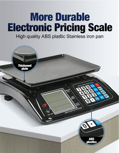 Balance de calcul de prix électrique 30kg 40kg avec grand écran - Product Image 6