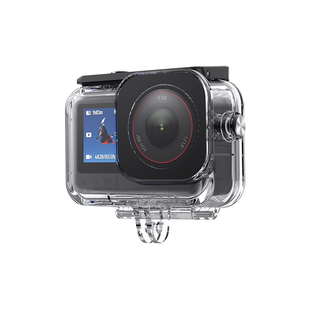 Telesin Protective Waterproof Acrylic Case for Osmo Action Camera 5Pro 6/4/3/2-Shockproof & Portable