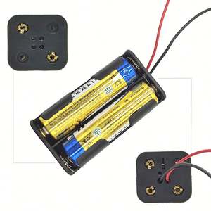 Meist verkaufte Produkte AA-Batterien <span class=keywords><strong>UM</strong></span>-3 1.5v 4 Aa Batterie halter Fall Kunststoff-Box Rücken an Rücken 6v Batterie halter - Product Image 1