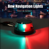 Xiamen Sunshine Marin Chromé 12V Bicolore 4 Pouces De Navigation De Bateau Arc Lumière