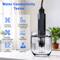 Analyseur d'eau intelligent LCD EC Meter RS485, testeur de pH, de température et d'oxygène dissous pour le traitement de l'eau des aliments et des boissons