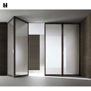 HANNOVER Alta calidad de aluminio virgen clásico insonorización blanco francés <span class=keywords><strong>180</strong></span> <span class=keywords><strong>grados</strong></span> sin marco plegable personalización para la familia - Product Image 1