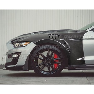 For Ford Mustang 2015-2022 Exterior Accessories Leaves Board Side Air Outlet Trim Air <b>Grille</b> Intake <b>Vent</b> Trim Chin Body Kit - Product Image 3